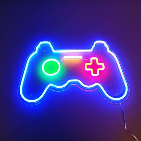 Joystick Neon Sign