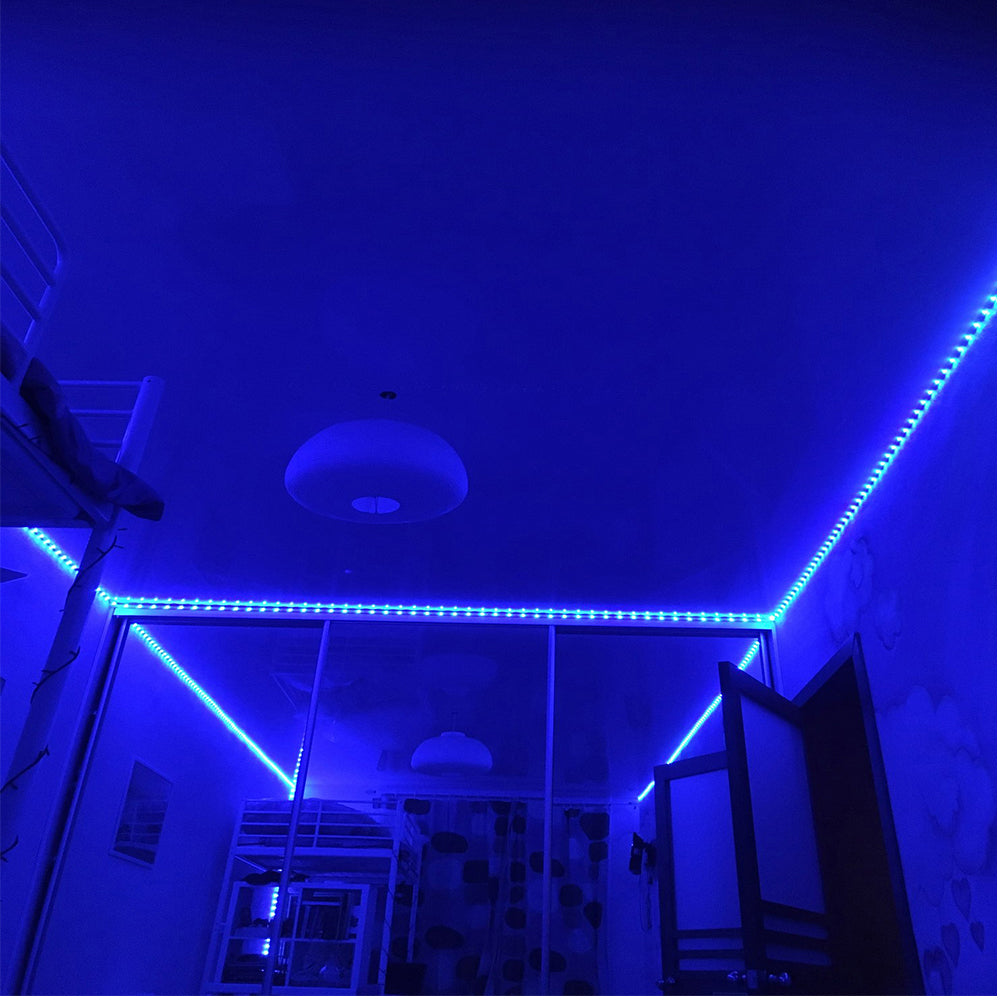 RGB LED Strip Lights Multicolor 5050 | 16 Color 24 Key Remote Control