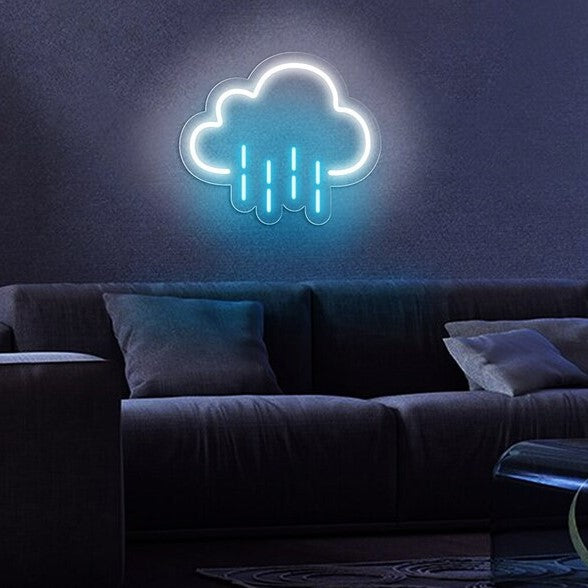 Raining Cloud Neon Sign