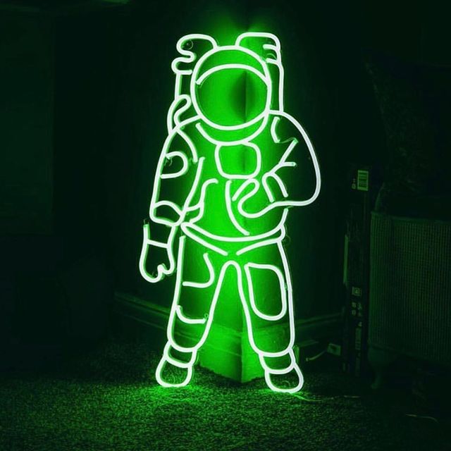 Astronaut Neon Sign