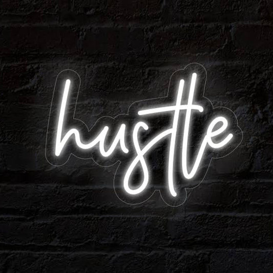 Hustle Neon Sign
