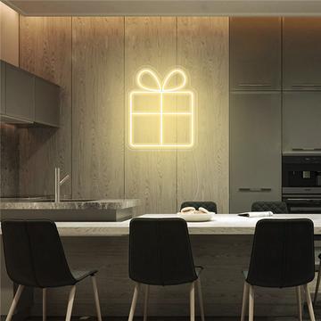 Gift Box Neon Sign