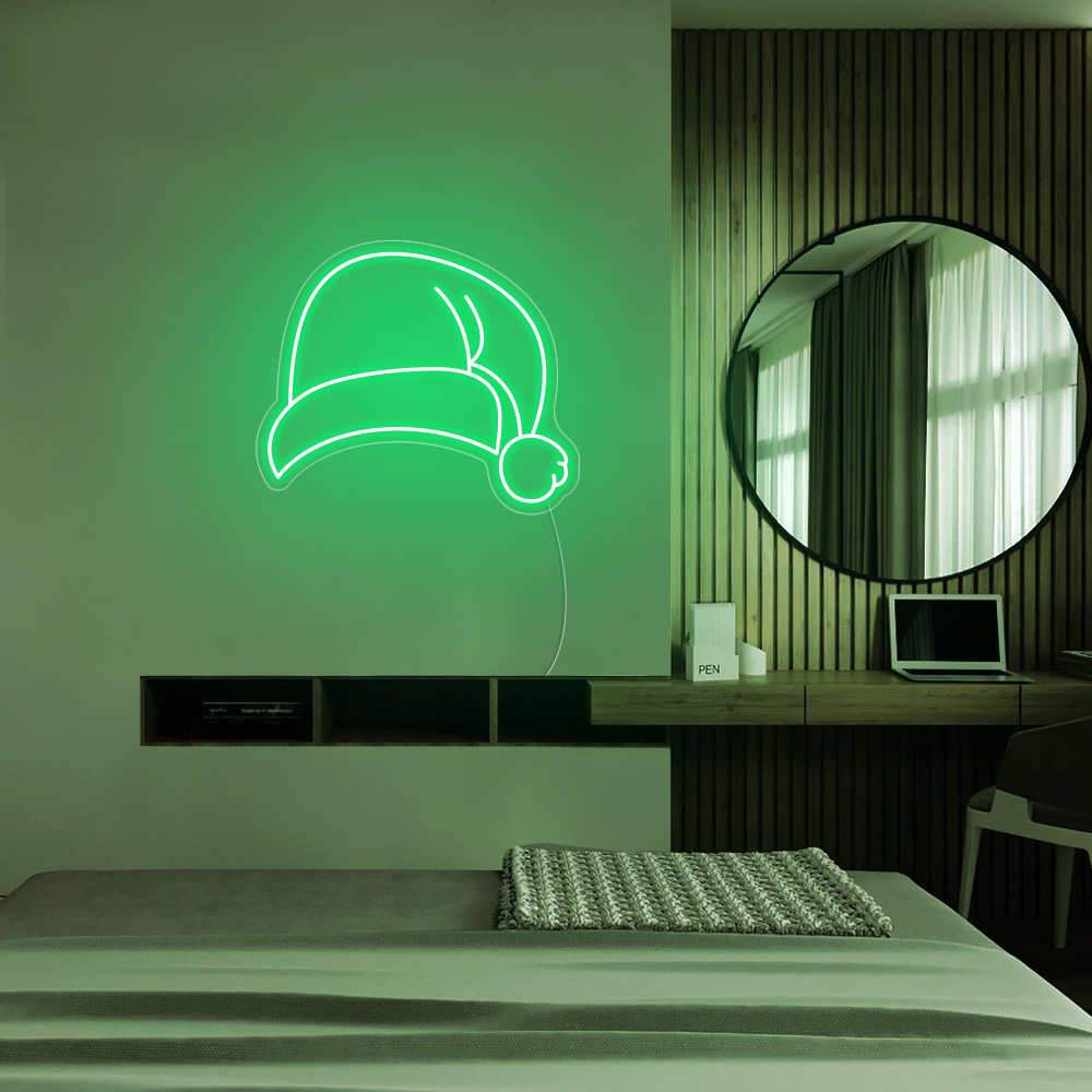 Santa Hat Neon Sign