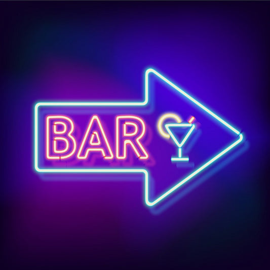Bar Arrow Neon Sign