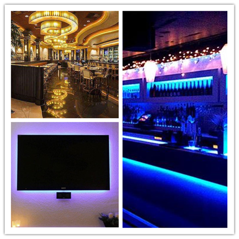 RGB LED Strip Lights Multicolor 5050 | 16 Color 24 Key Remote Control