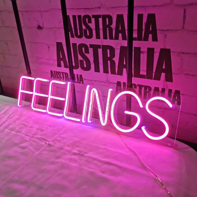 FEELINGS Neon Sign