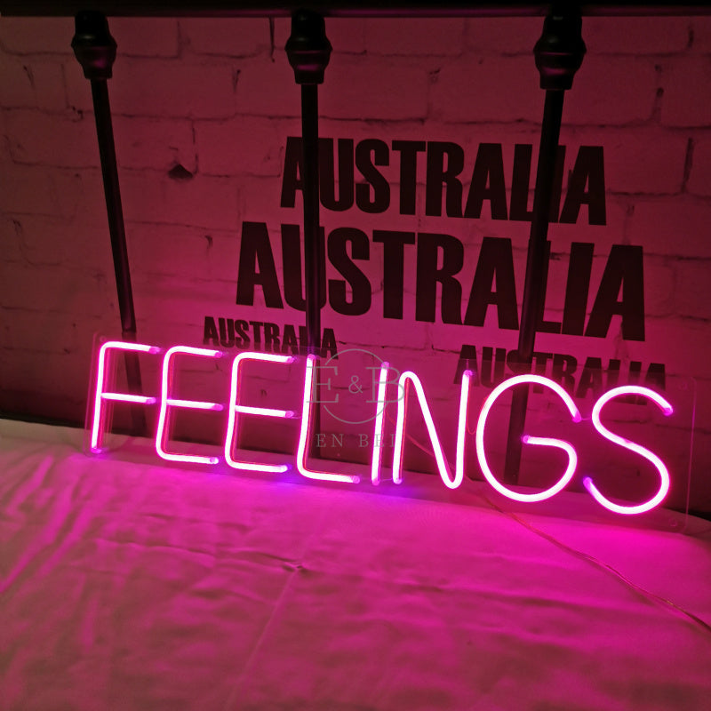 FEELINGS Neon Sign