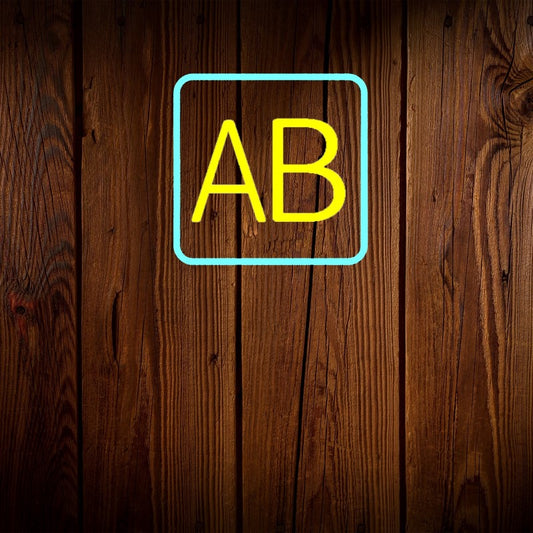 Initials Table Top Neon