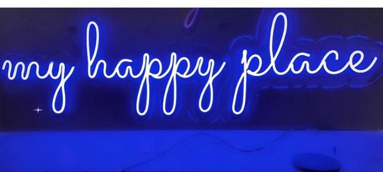 MY HAPPY PLACE Neon Led Lamp