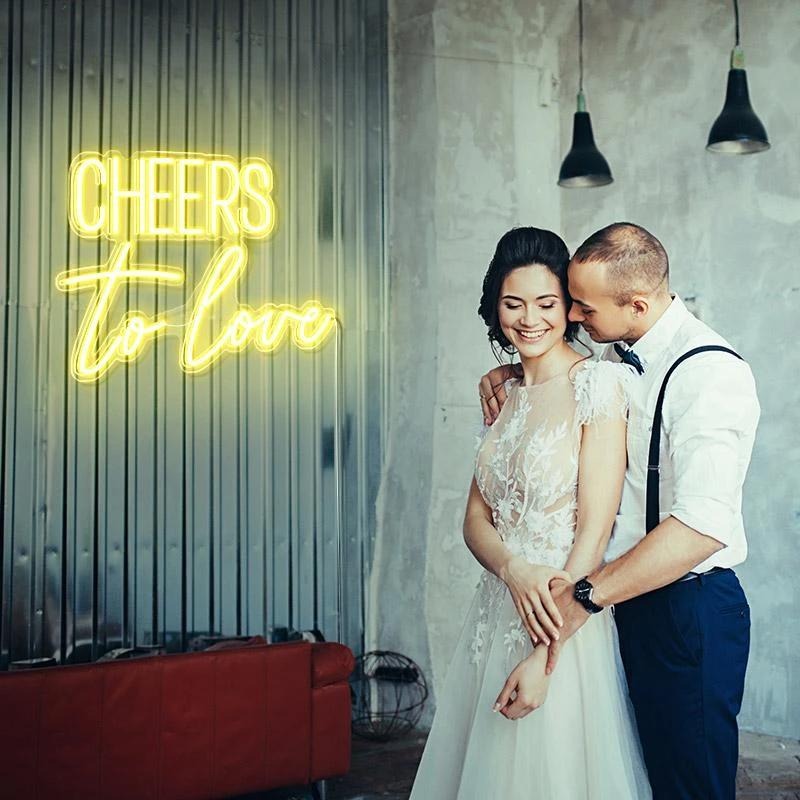 Cheers to Love Neon Led Lamp