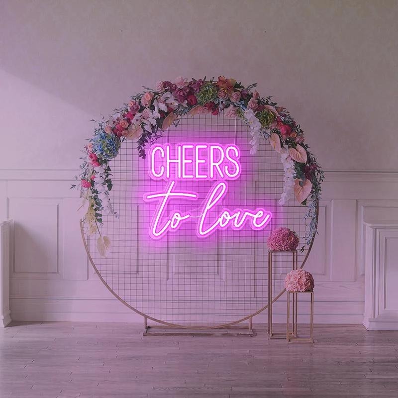 Cheers to Love Neon Led Lamp