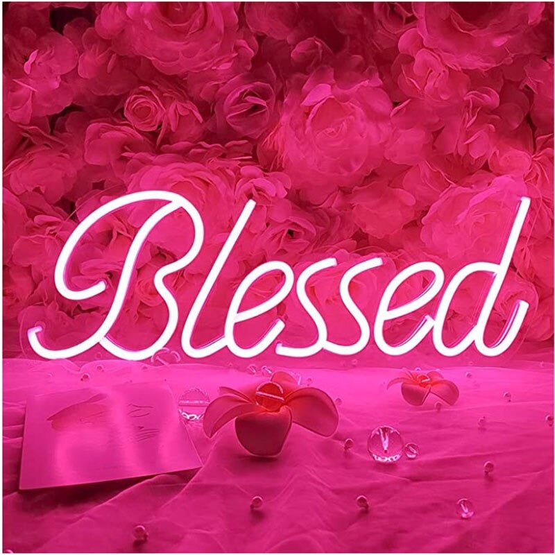 Blessed Sign Board Neon Led Lamp