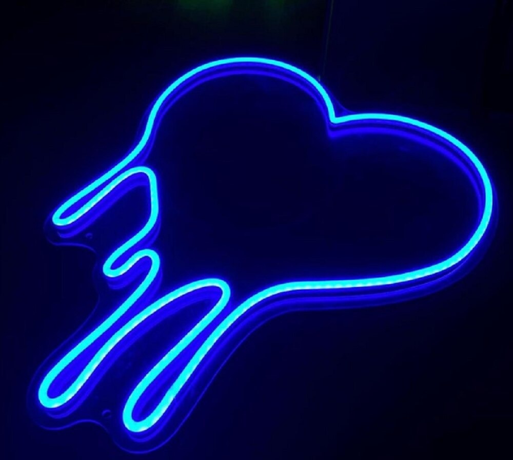 Dripping Heart Neon Sign