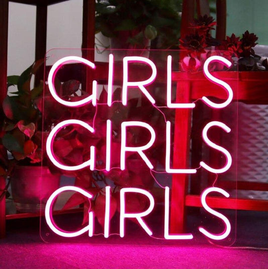 Girls Girls Girls Neon Signs