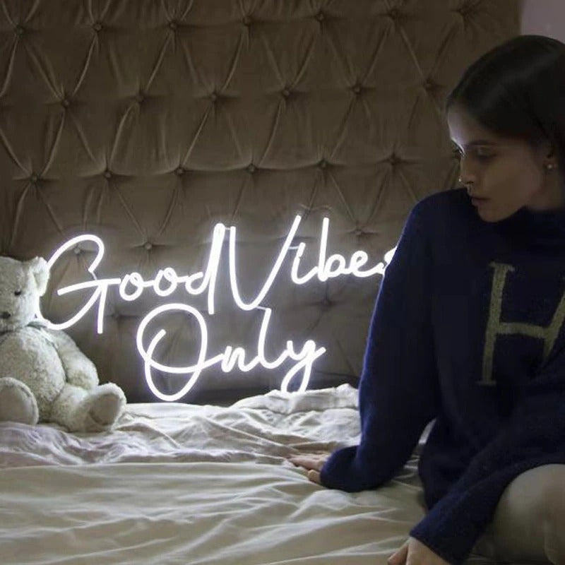 Good Vibes Only v3 Neon Sign
