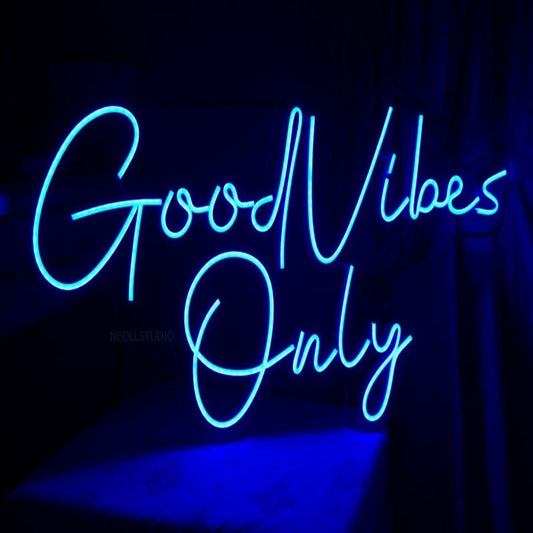 Good Vibes Only v3 Neon Sign