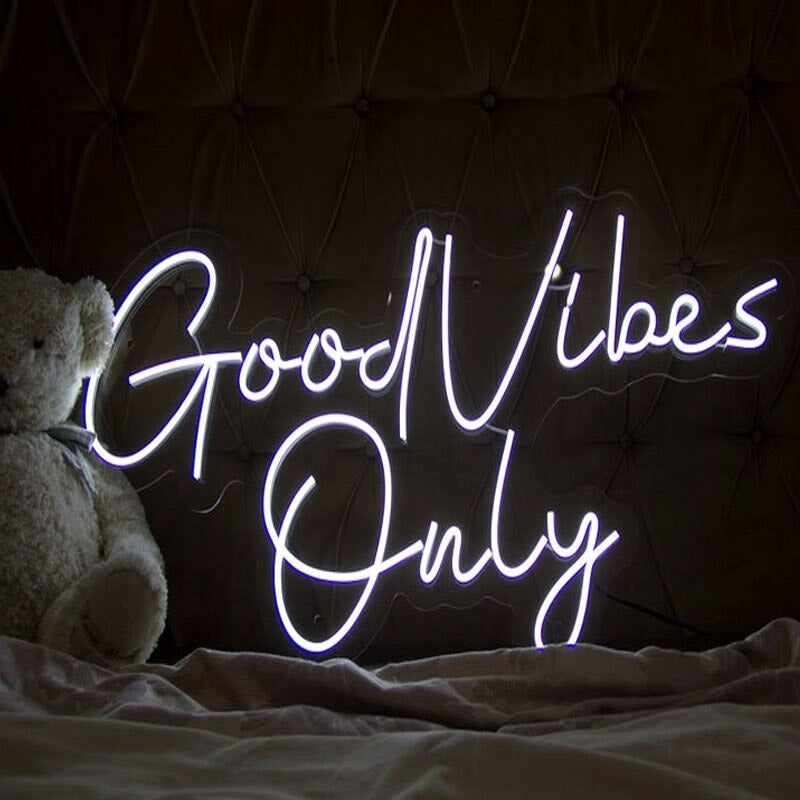 Good Vibes Only v3 Neon Sign