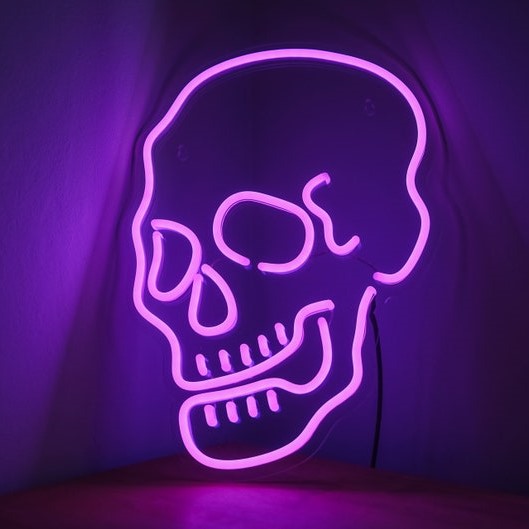 Skull Neon Sign