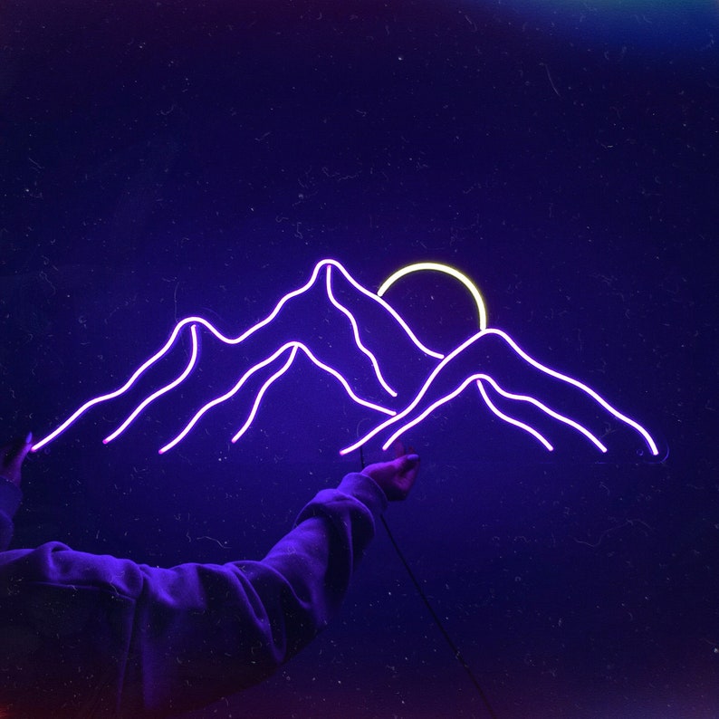 Mountain Neon Sign