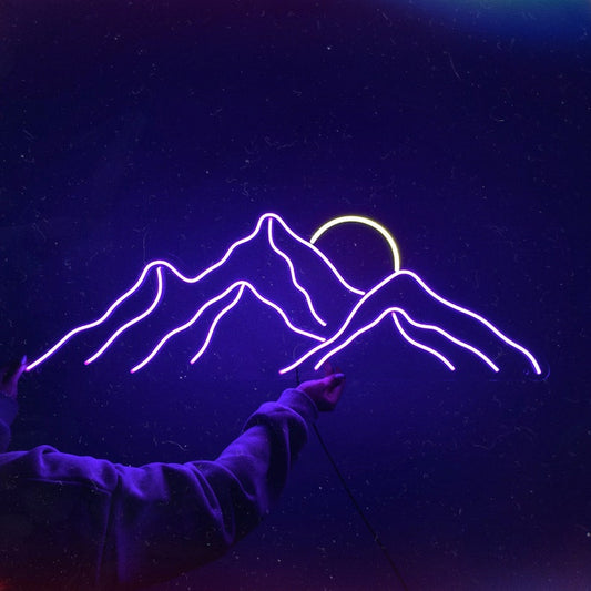 Mountain Neon Sign