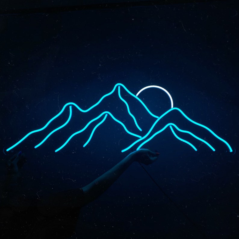 Mountain Neon Sign