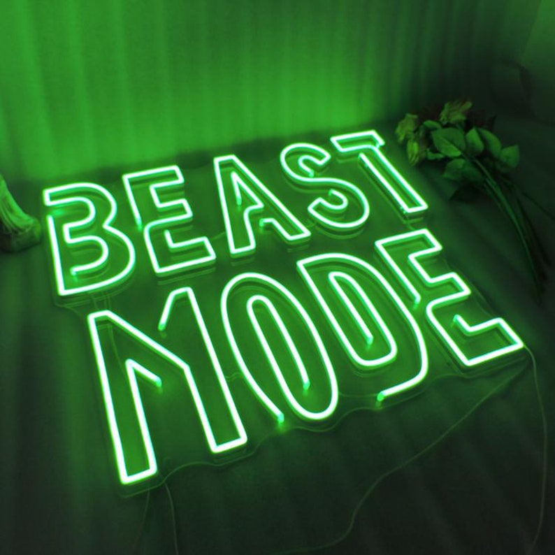 Beast Mode Neon Sign