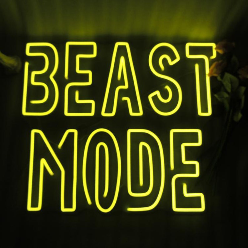 Beast Mode Neon Sign