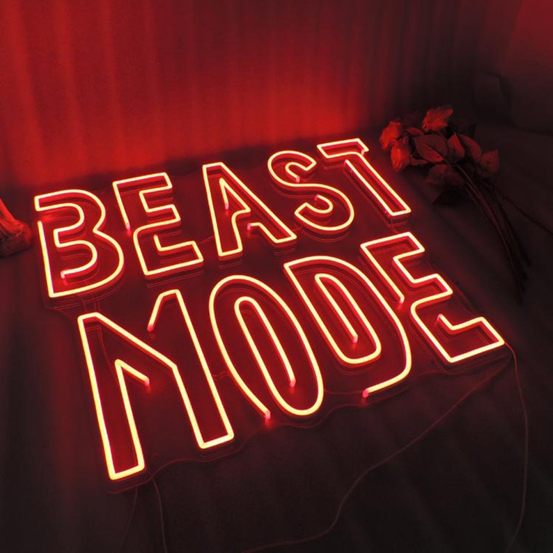Beast Mode Neon Sign