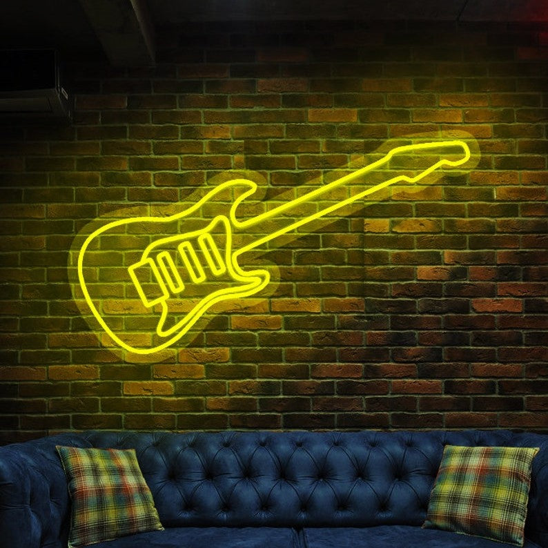 Guitar Neon Sign