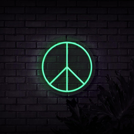 Peace Neon Sign