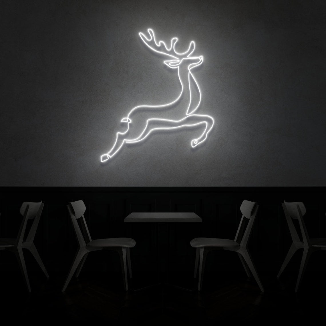 Reindeer Neon Sign